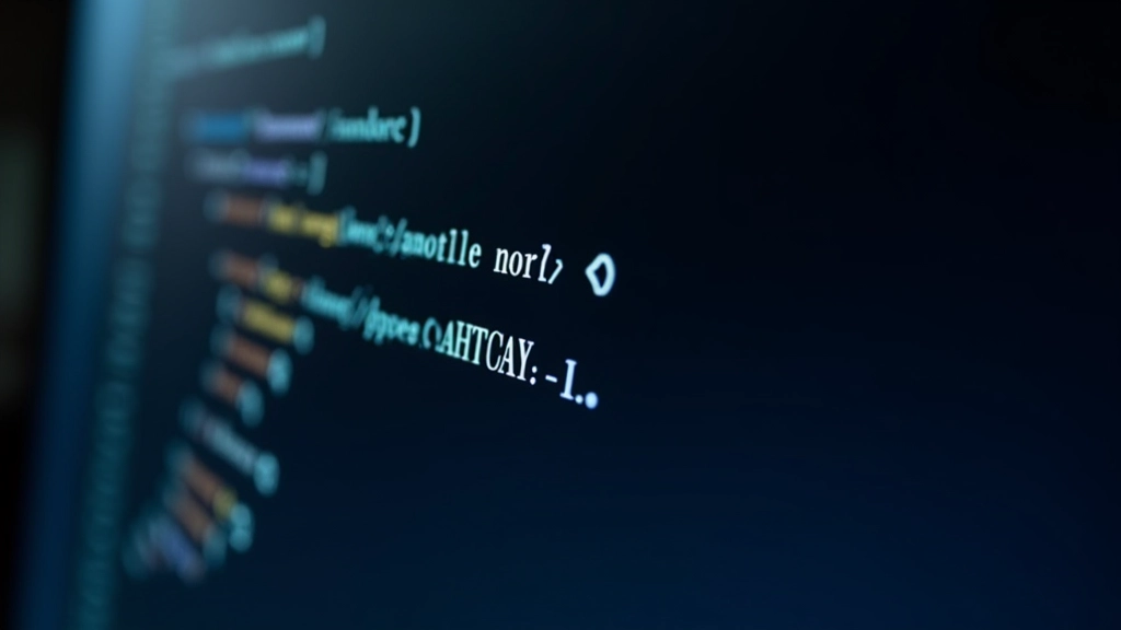 Close-up van code-editor met aria-label attribuut gemarkeerd in JavaScript-bestand