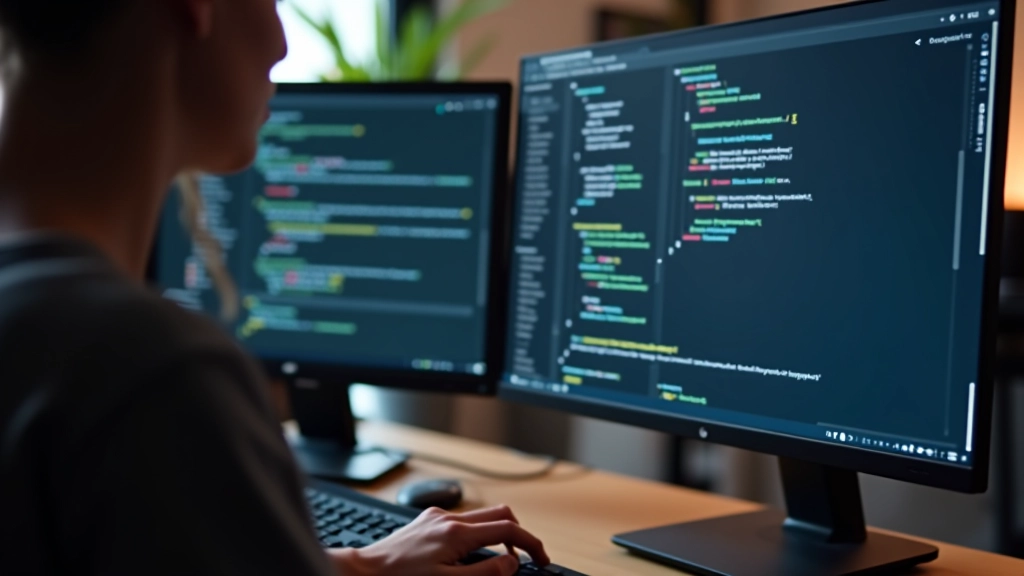 Schermlezer testen op laptop met headphones