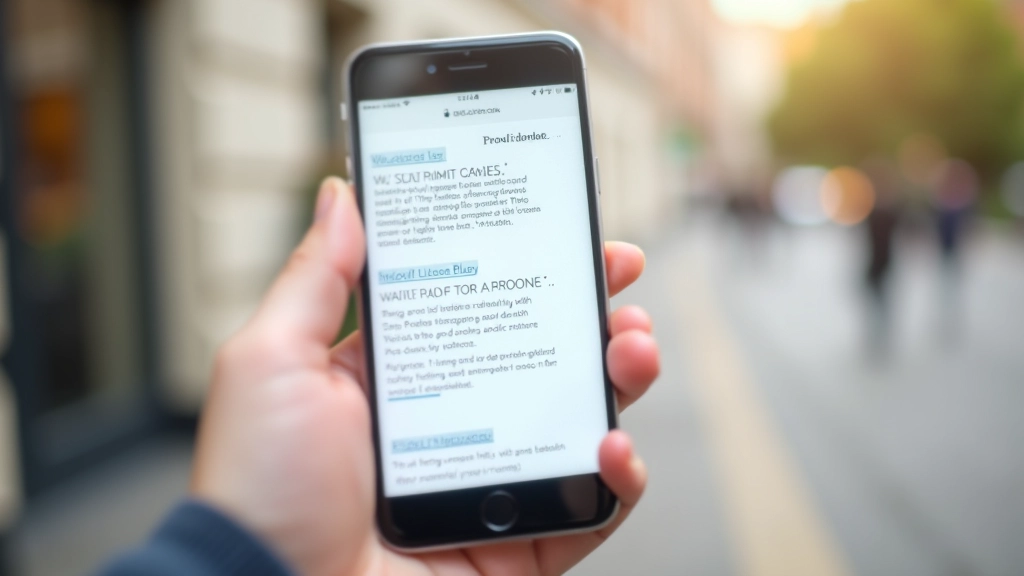 Smartphonescherm toont dezelfde website met verschillende lettergroottes: een versie met standaard grootte en een versie met 200% zoom, beide volledig leesbaar